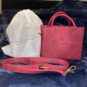 Brandon Blackwood Red Marbled ESR Tote